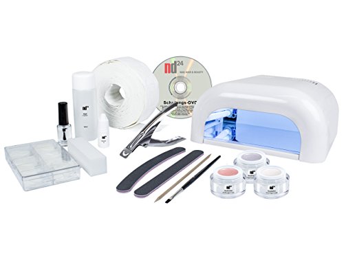 Nageldesign STARTER-SET BASIC + 4-Röhren-Lichtgerät weiß Nageldesign STARTER-SET BASIC + 4-Röhren-Lichtgerät weiß